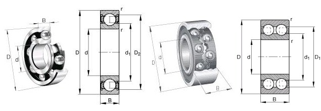 623ZR Bearing 3D